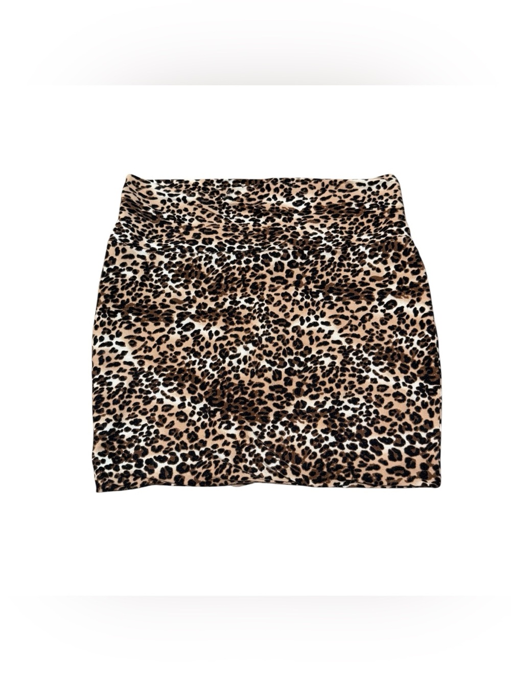 Heart & Hips leopard mini skirt